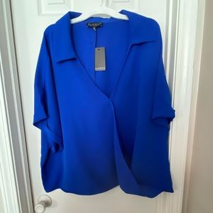Blue Eloquii Top new with tags!